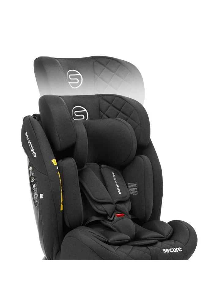 Автокресло Secure Pro Black 0-36 кг Sesttino (378578053)
