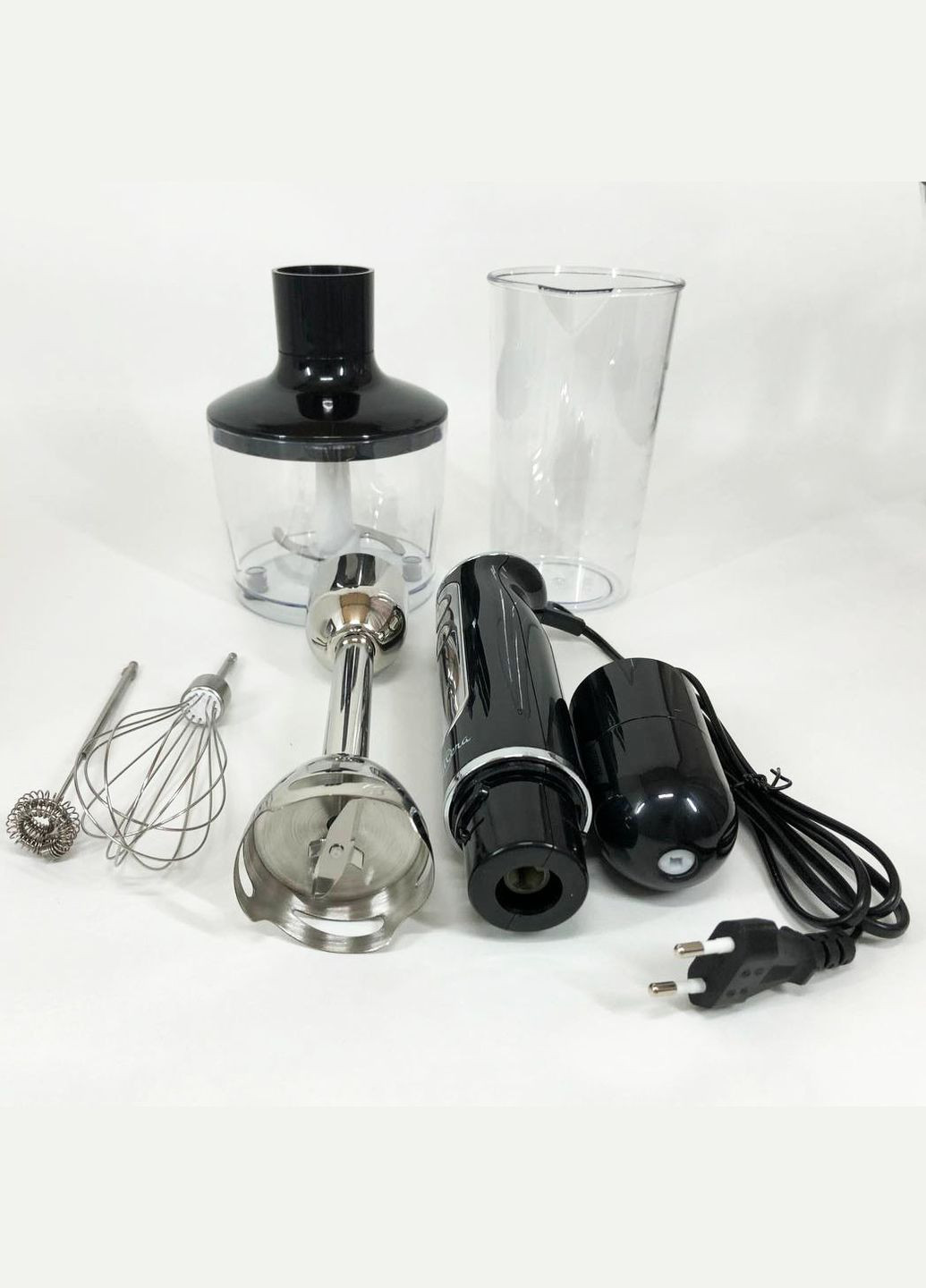 Блендер для дома HB-703BC 800 Вт, Мощный блендер, Блендер кухонный погружной PS-595 с чашей Suntera (349512062)