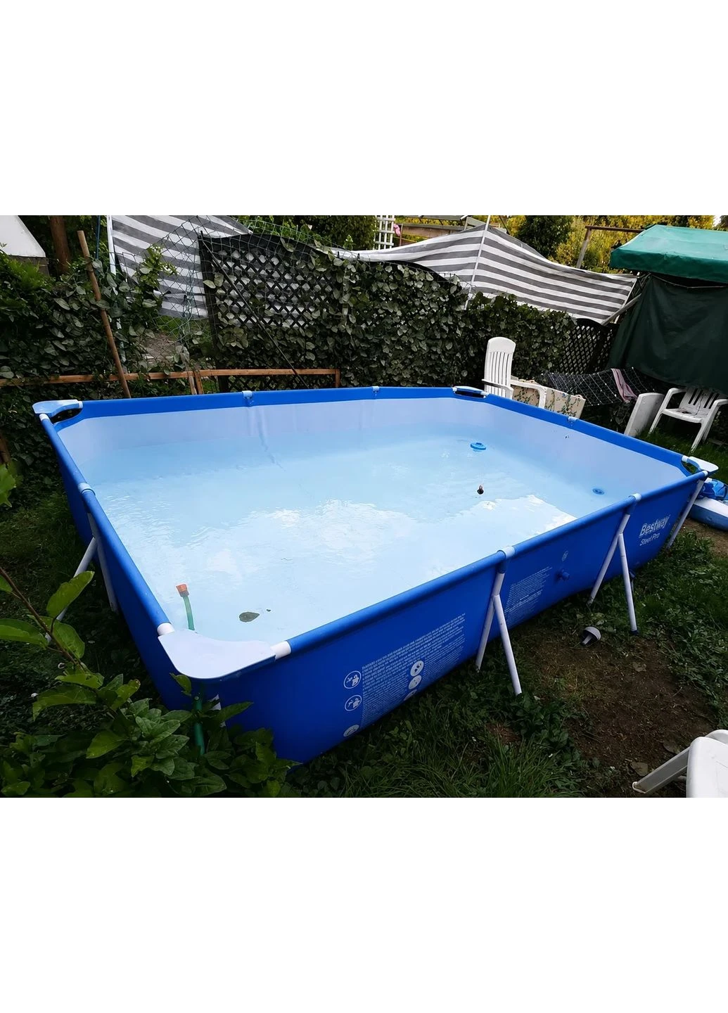 56404 (300×201×66 см) каркасний басейн прямокутний Steel Pro Frame Pool Bestway (392891075)
