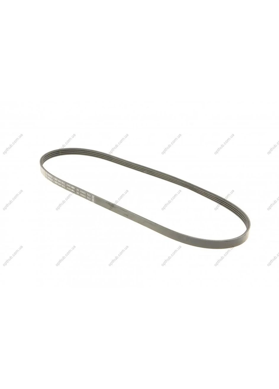 Ремень генератора Fiat Ducato 2.3JTD 02-(AC)/Mitsubishi L400 2.0/2.4 94-05 (4PK985) 1 987 947 811 RU63 Bosch (366117716)