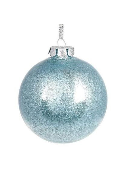 Куля новорічна пластикова D-10 см. 12362 Flora (360639569)