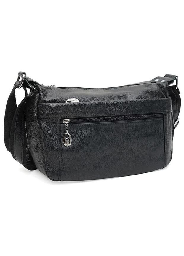 Сумка крос-боді через плече жіноча середня Чорний 37950 Keizer (355245257)