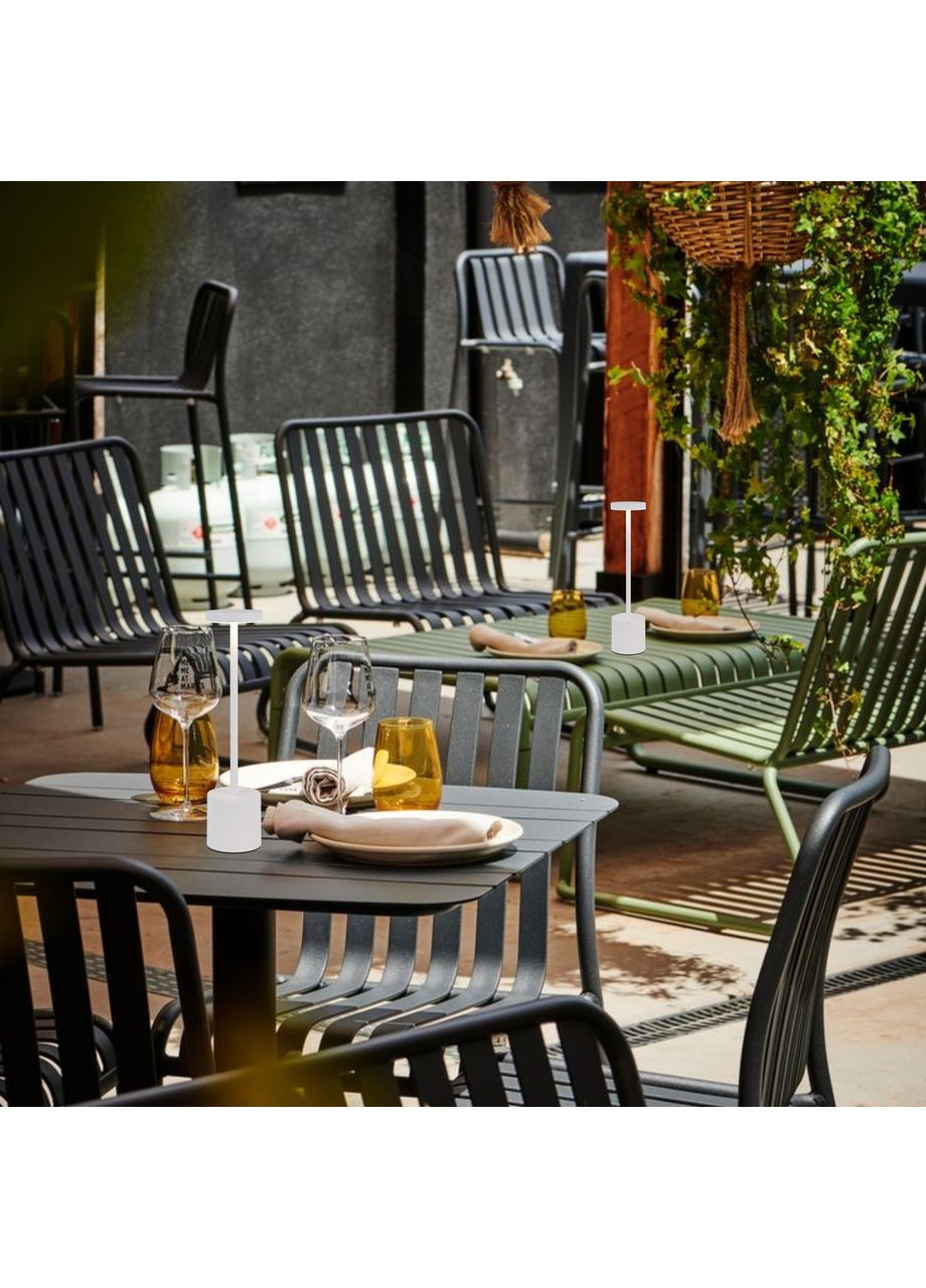 Настольная белая лампа для бара/кафе/ресторана (795-LTA16 WHITE) No Brand (370070308)