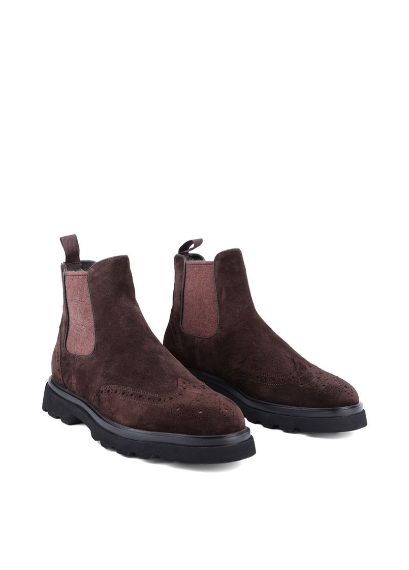 Чоловічі Черевики DH2359-110-662R Коричневий Замша Miguel Miratez (304529511)