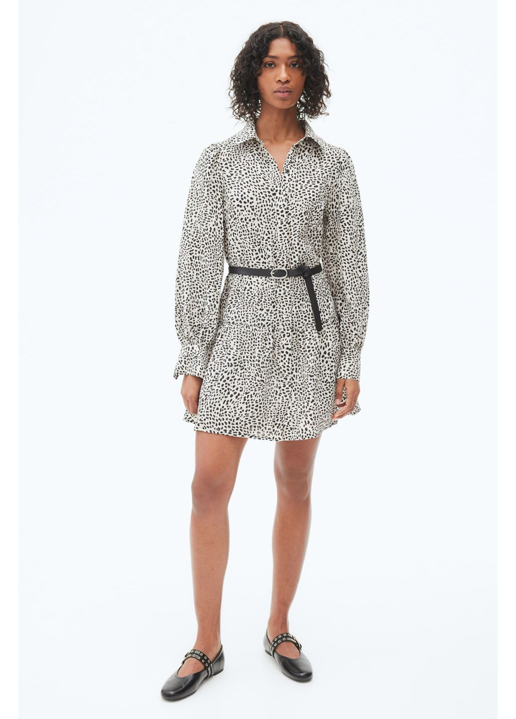 Комбинированное платье H&M