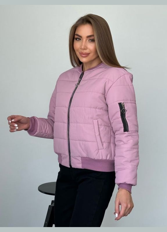 Розовая демисезонная куртки ISSA PLUS SA-482