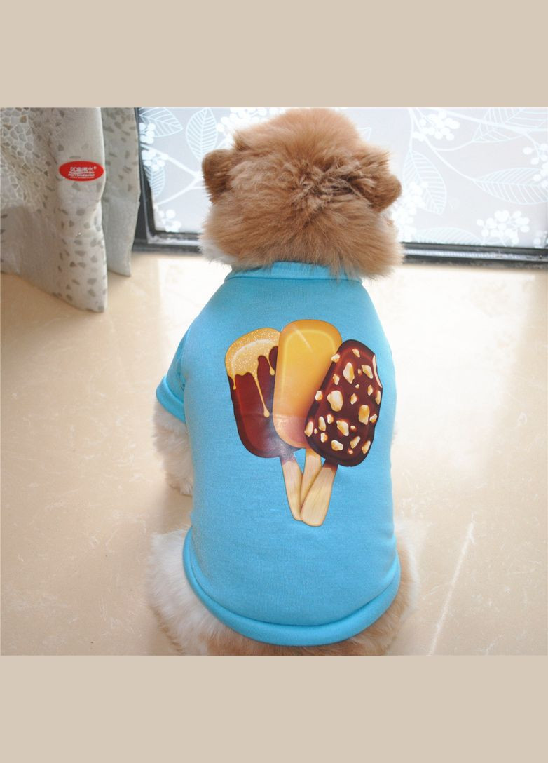 Футболка для собак Pet Style "Морозиво" Блакитна XS No Brand - (323237202)