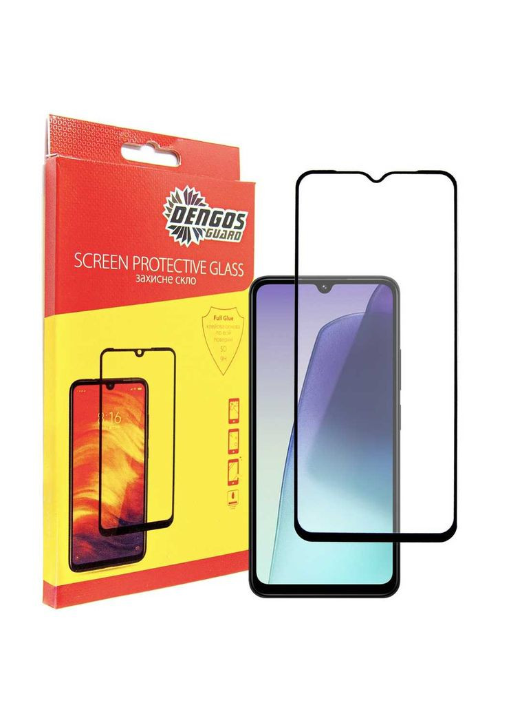 Захисне скло для Xiaomi Redmi 14C Black Full Glue (TGFG-379) DENGOS (336959743)