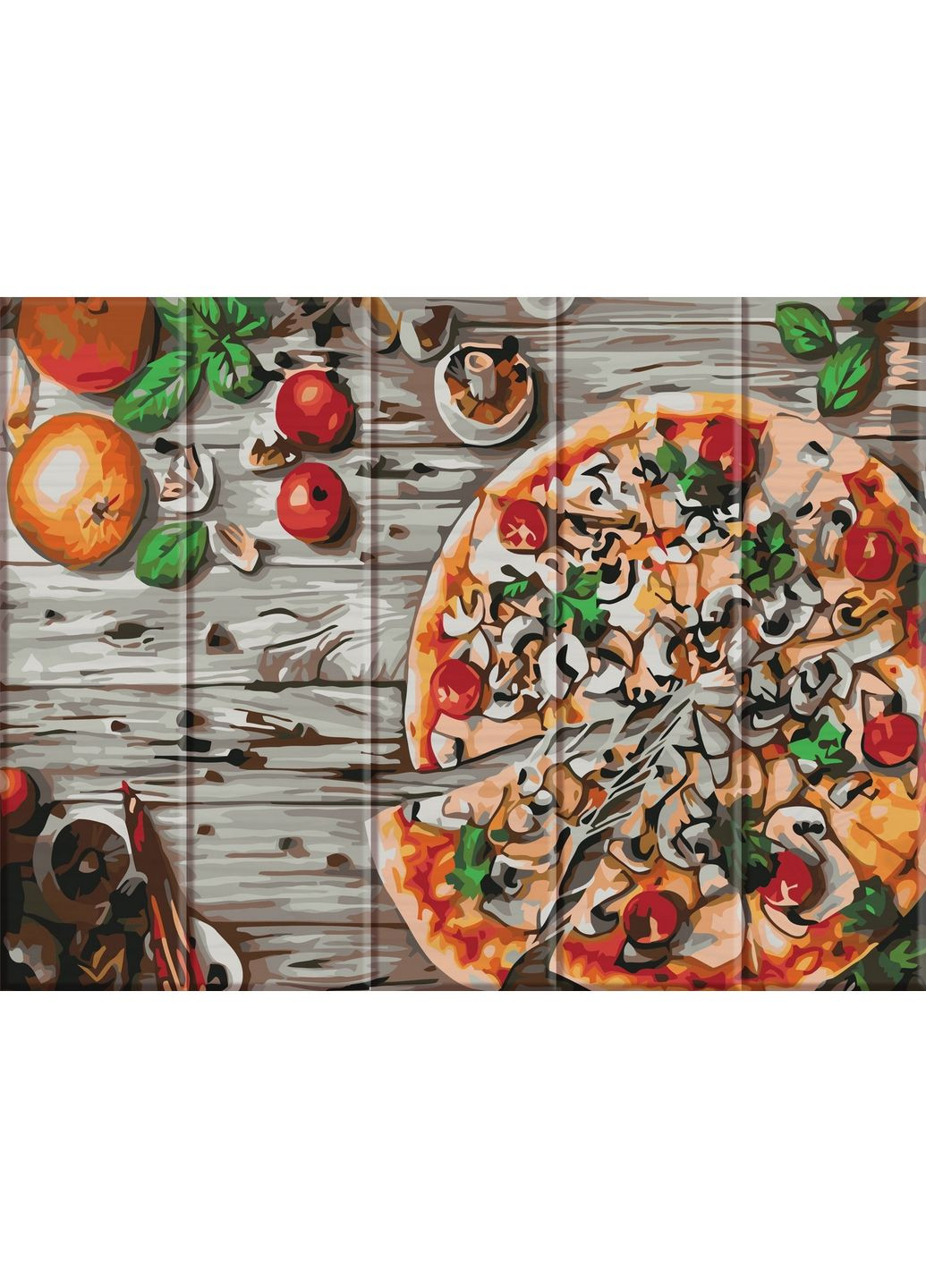 Картина по номерам на дереве "пицца" ArtStory (282595783)