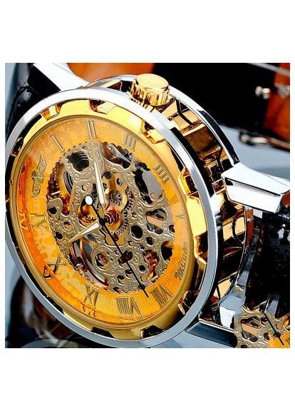 Наручные часы мужские с автозаводом Simple Золотой (118) Winner (363318759)