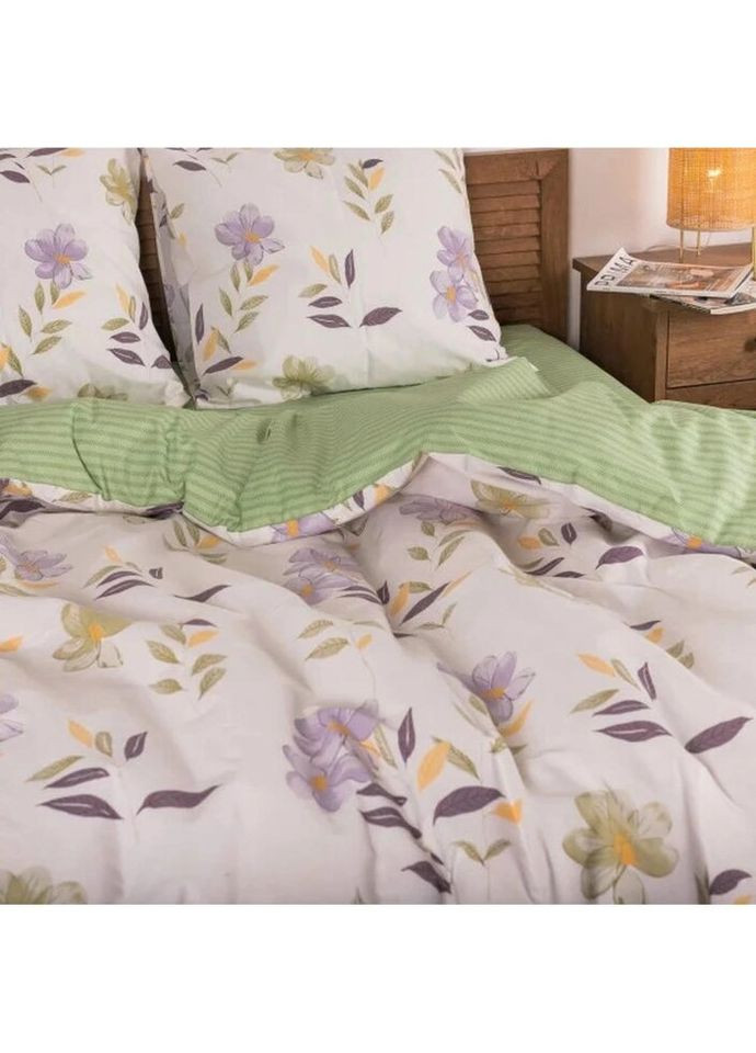 Постельное белье евро Ранфорс 23225-E 220х200 см Viluta (327792091)