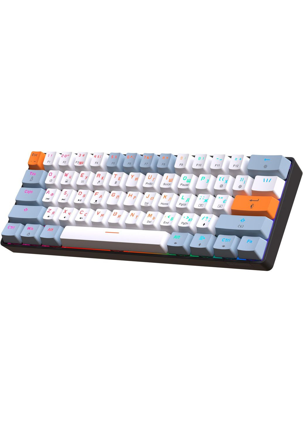 Клавіатура MK130R Red Swich Hot-Swap RGB Black GAMEPRO (336958918)