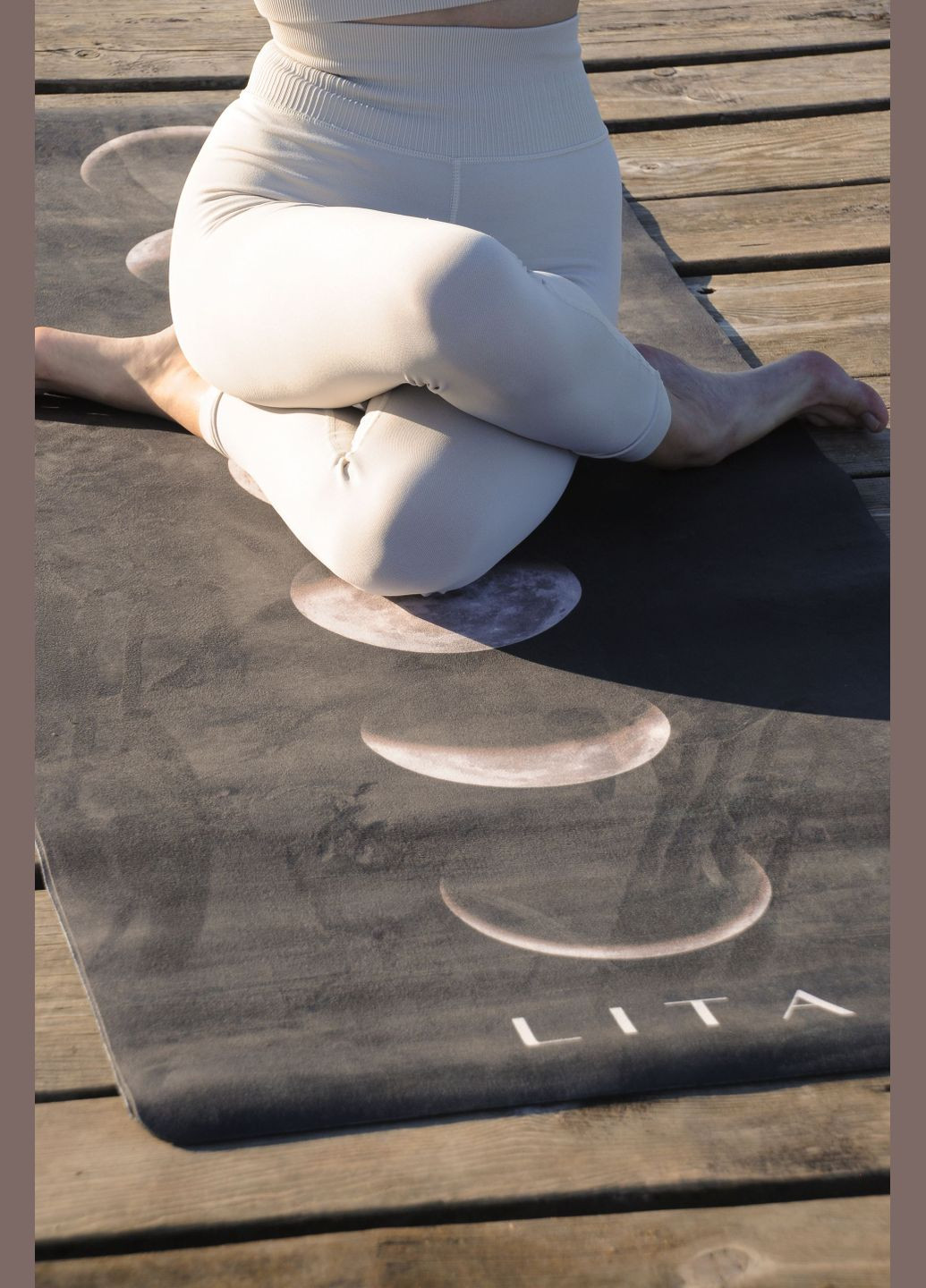 Коврик для йоги Travel - "Way of Moon" + сумка LIT[h]A (331888462)