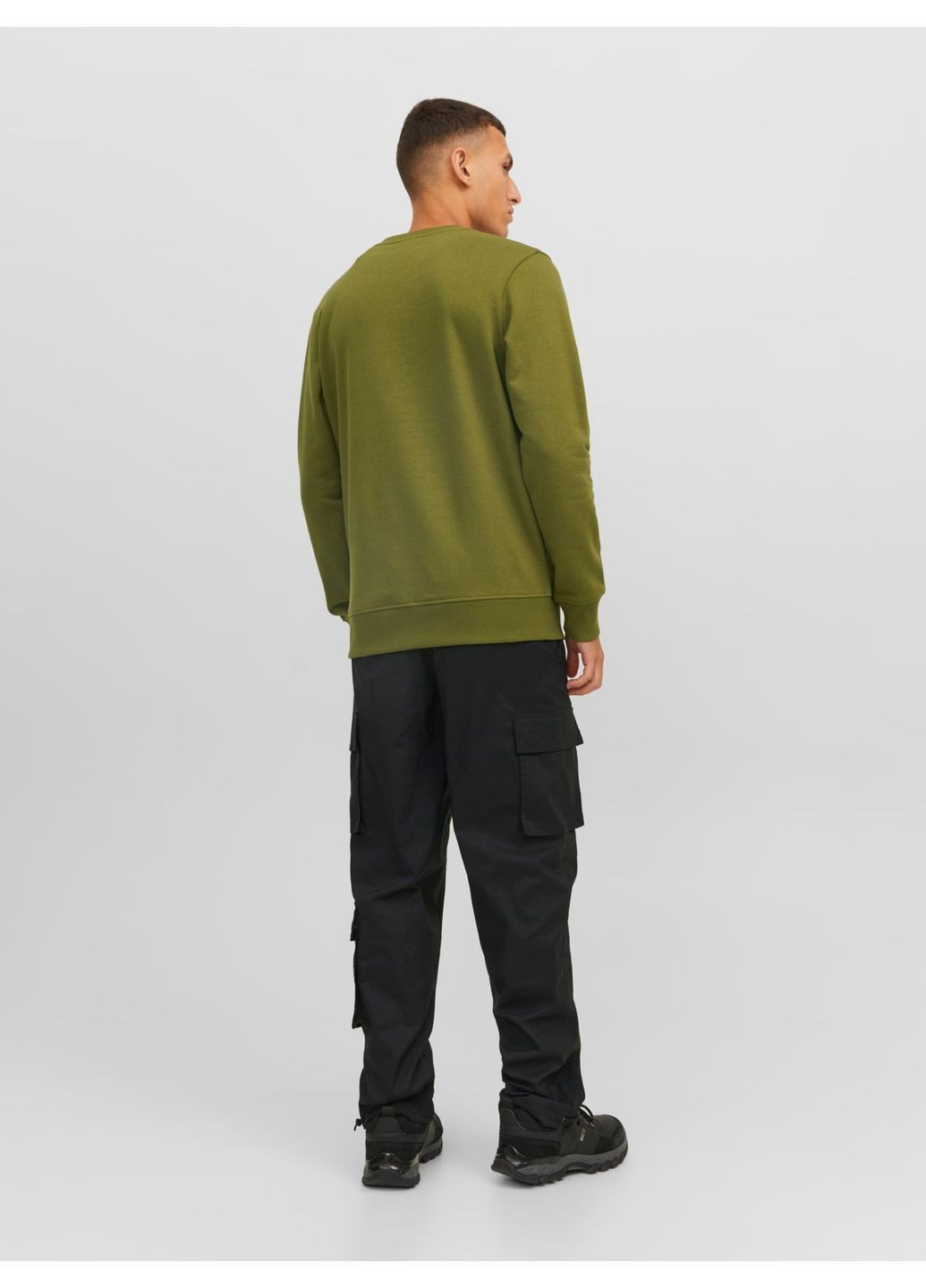 Зелений світшот фліс,зелений з принтом,jack&jones Jack & Jones (271675925)