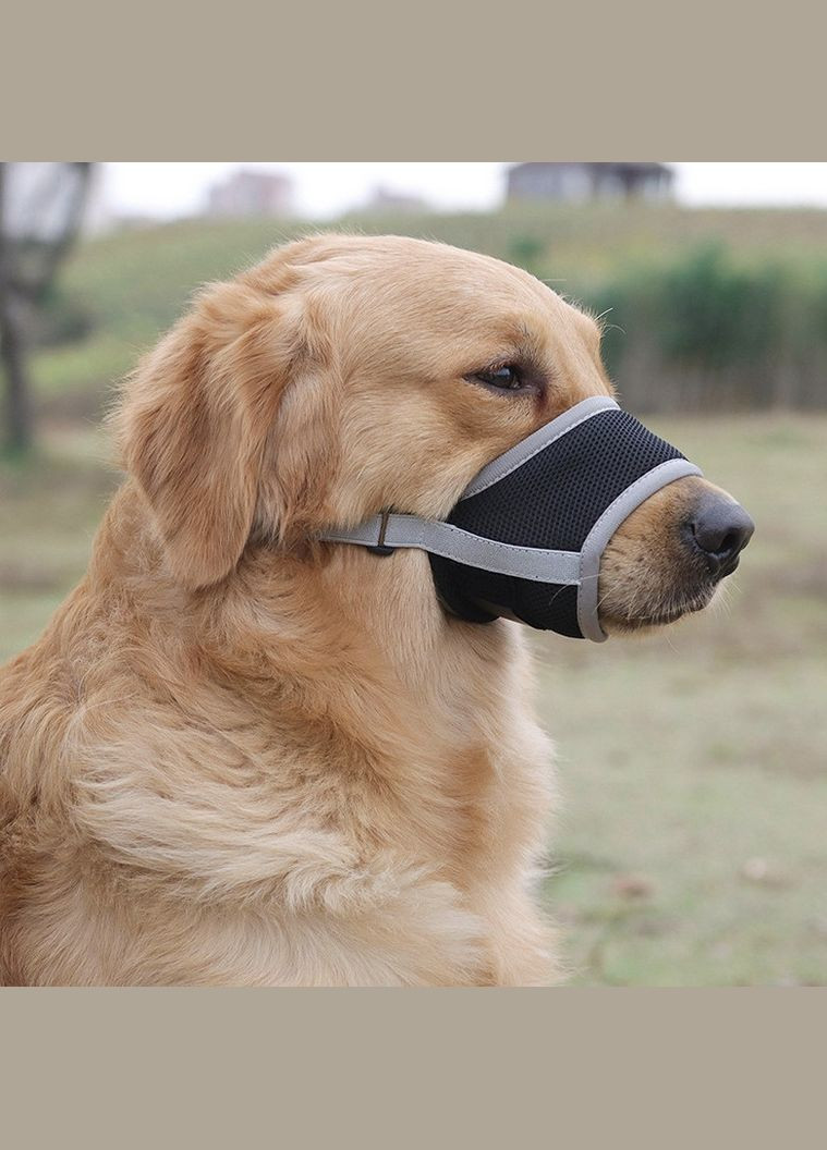 Намордник для котов и кошек тканевый Pet Style "Urban" Серый XL No Brand - (323235195)