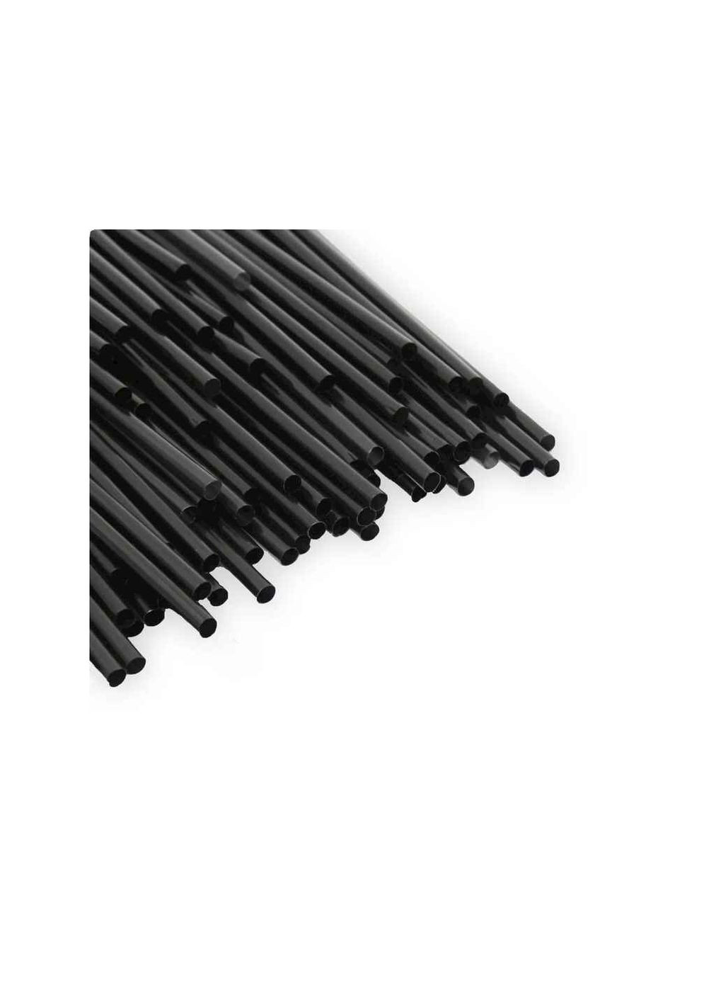 Трубочка пластик одноразовая Фреш черная 210мм (500шт/уп) Kristal (366674171)