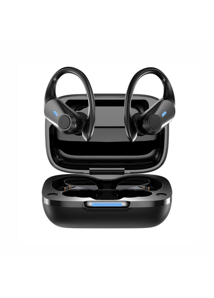 Спортивные беспроводные Bluetooth наушники T59 с индикатором заряда и кнопками управления и LED дисплеем. TWS (367401958)