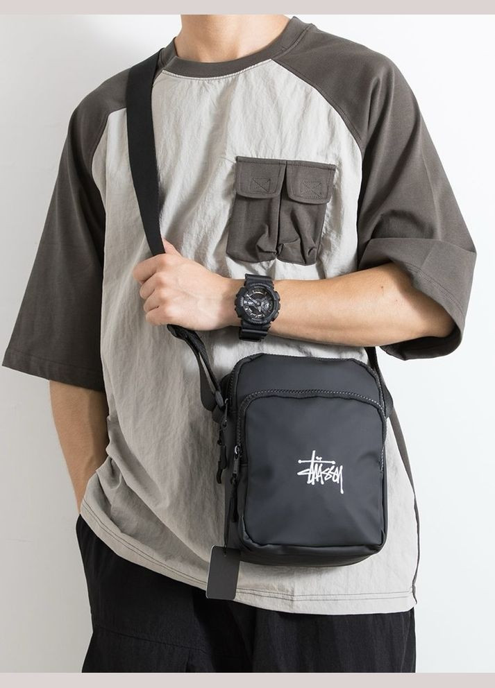 Сумка через плечо в черном цвете Унисекс. No Brand Мессенджер (323143391)