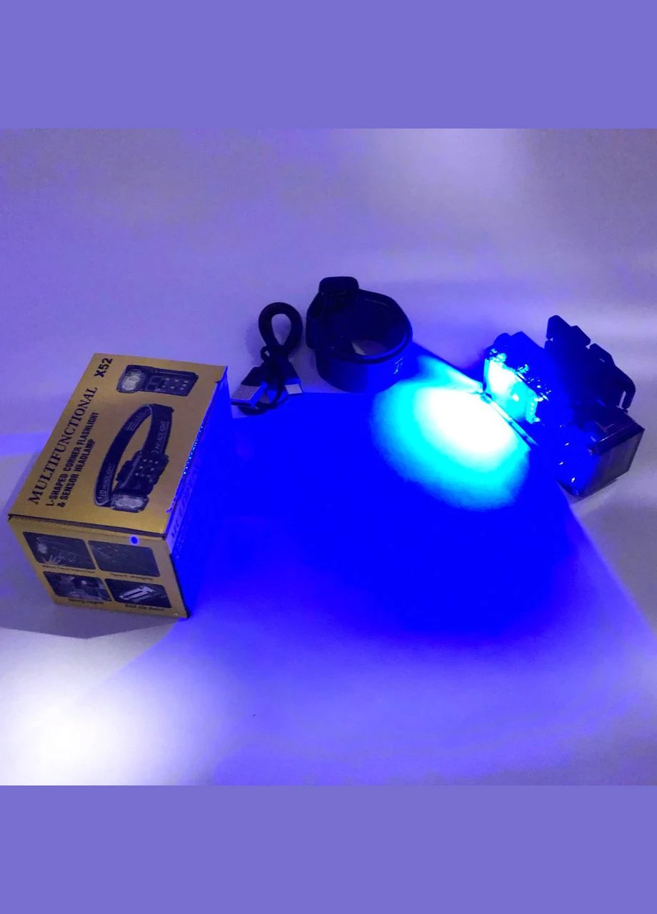 Ліхтар налобний X52, 2LED+6SMD RGB, Ліхтар на голову для бігу, Ліхтар на голову для риболовлі No Brand (381041740)