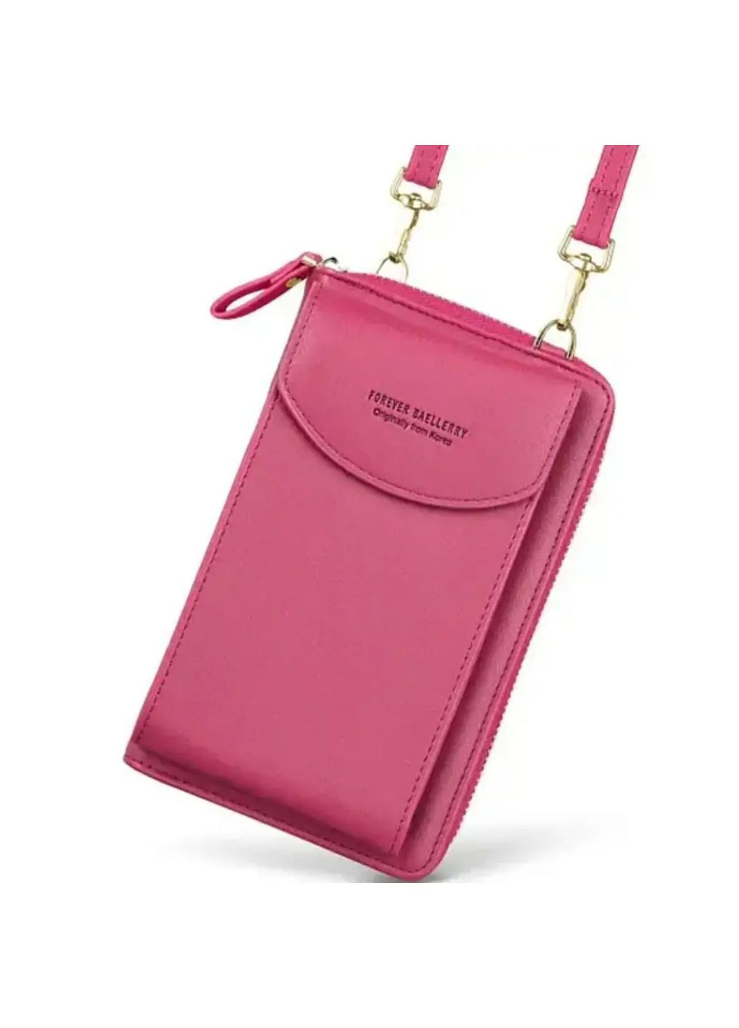 Жіночий клатч-шумка Forever Young, гаманець сумка з відділенням для телефону. Колір: рожевий Baellerry (364663602)