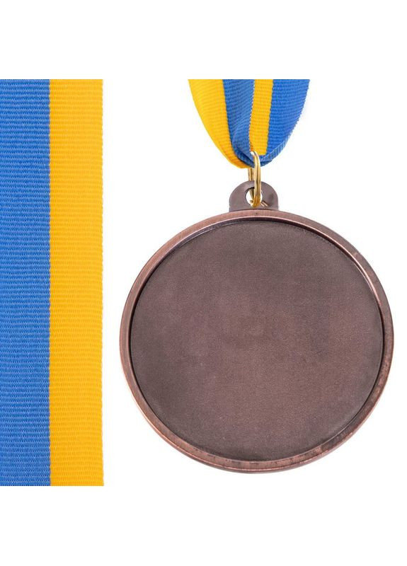 Медаль спортивная с лентой BOWL d-6,5см C-3182 (металл, d-6,5см, 38g, 3-бронза) SP-Sport (361440106)