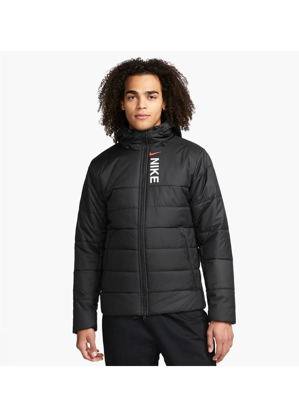 Чорна куртка чоловіча m nsw hybrid syn fill jkt black dx2036-010 Nike
