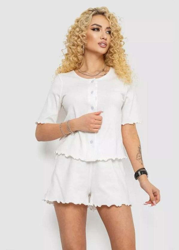 Біла всесезон піжама жіноча 102r371 розмір біла LINDROS