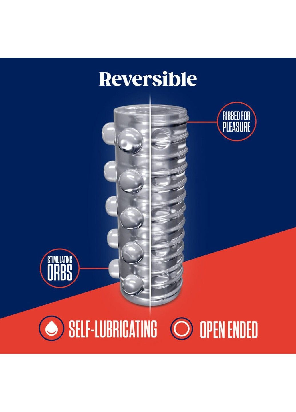 Мастурбатор Rize by - Swich Glow in the Dark Masturbator - Clear Blush (348517631)