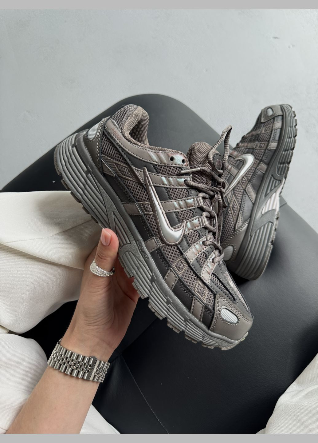 Кросівки жіночі і чоловічі Nike P-6000 Brown | Найк Р-6000 коричневі No Brand коричневі демісезони (342717935)