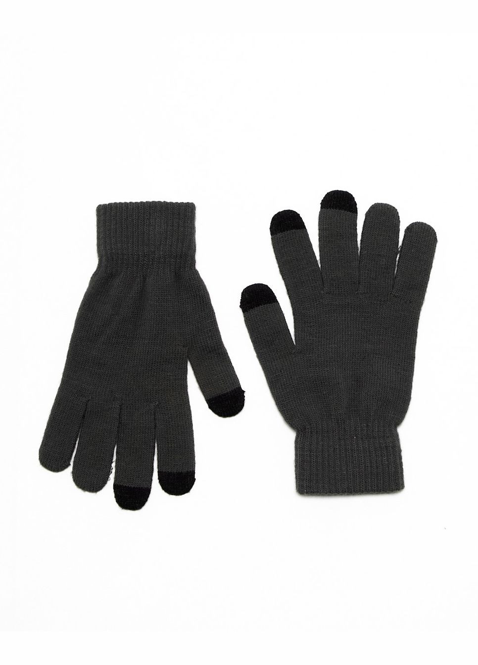 Перчатки,серый-черный, No Brand (283310607)