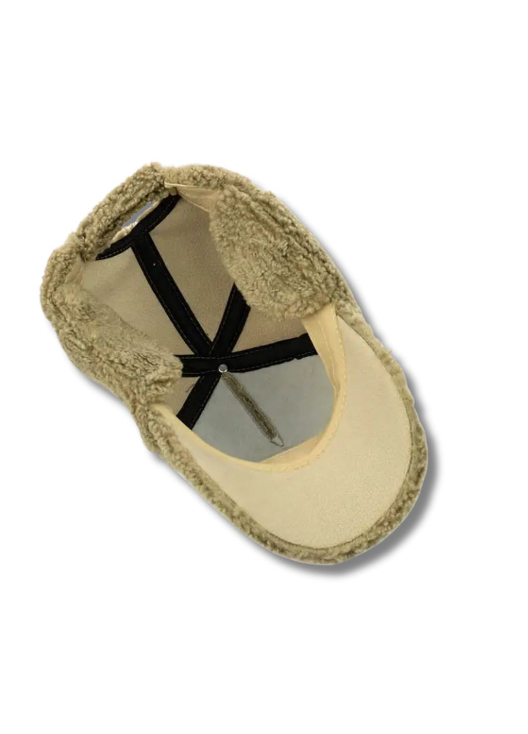 Жіноча плюшева зимова кепка з вухами - Тедді No Brand Зимова кепка (351348128)