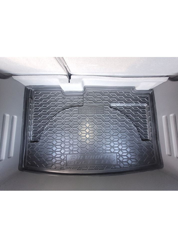 Килимок в багажник поліуретановий Chevrolet EUV 2022/Шевроле Болт нижня полиця з саб Avto-Gumm Bolt (360614908)