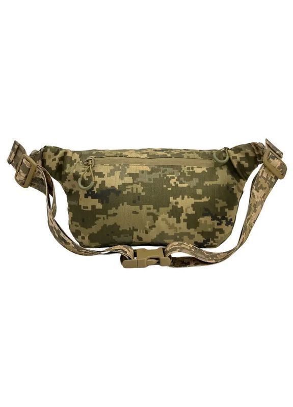 Сумка-бананка WolfPack ММ14 на пояс с патч панелью. Мужская сумка бананка. HardKIT 8207111-2-HK (370140817)