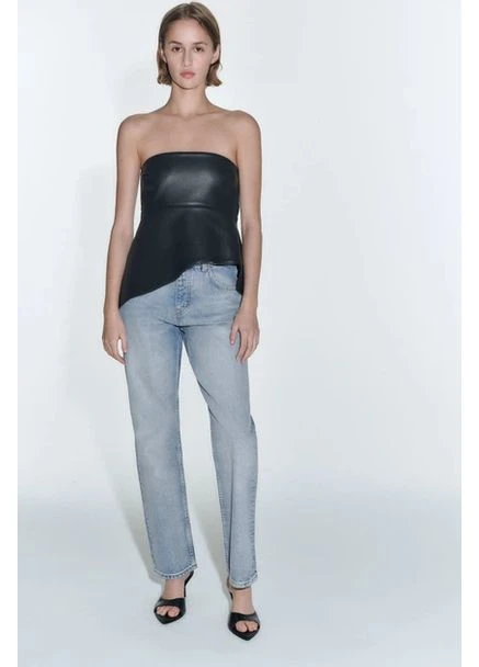 Джинси укорочені прямі Straight Cropped Zara - (383353814)