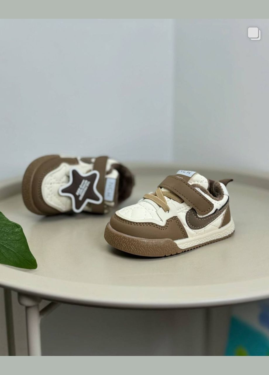 Чоботи осінні дитячі бежеві 1408 No Brand (306517883)