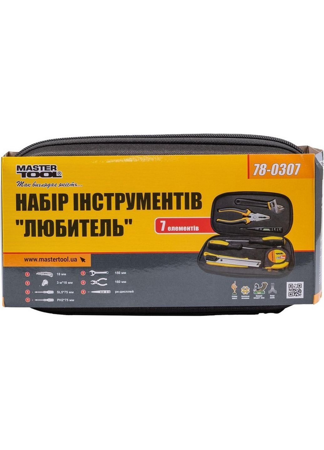 Набор инструмента "Любитель", 7 элементов Master Tool (288048883)