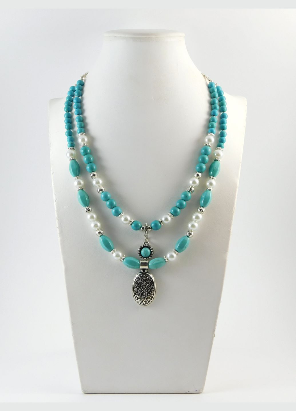 Намисто "Бірюзова велич" Бірюза, Майорка Fursa fashion (322315644)