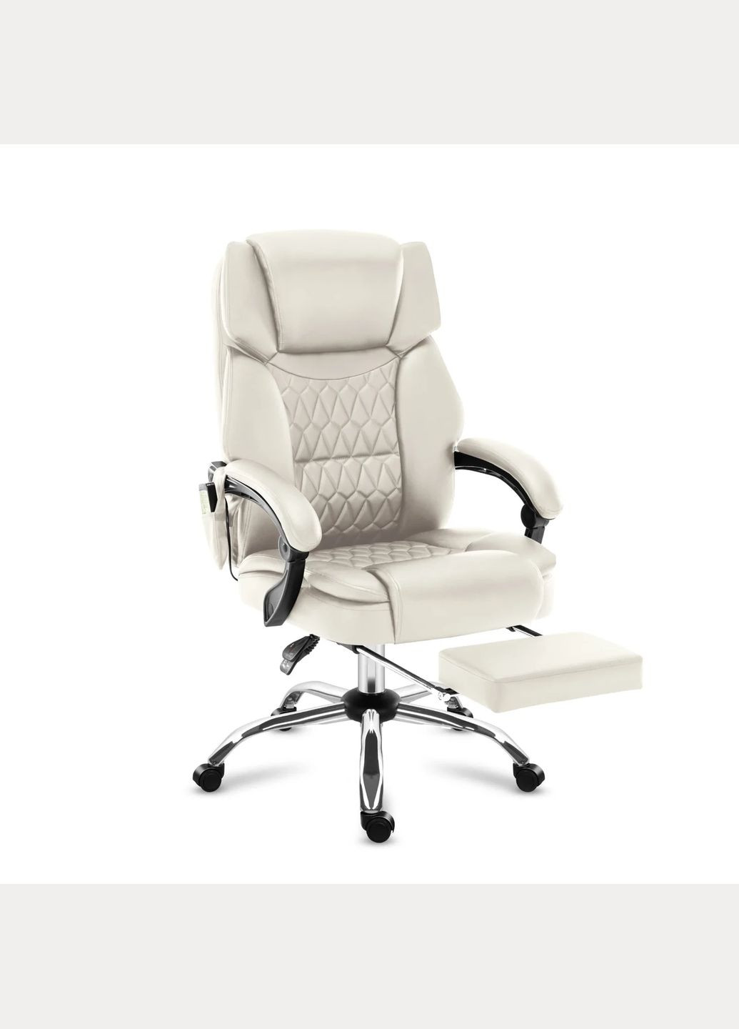 Офисное кресло с массажем Mark Adler Boss 6.0 Beige ткань No Brand (347311704)