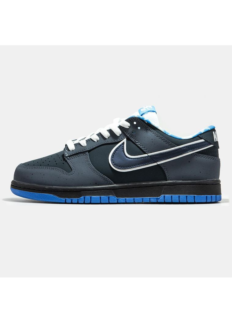 Синие демисезонные кроссовки мужские nike sb dunk low blue lobster найк сб данк No Brand