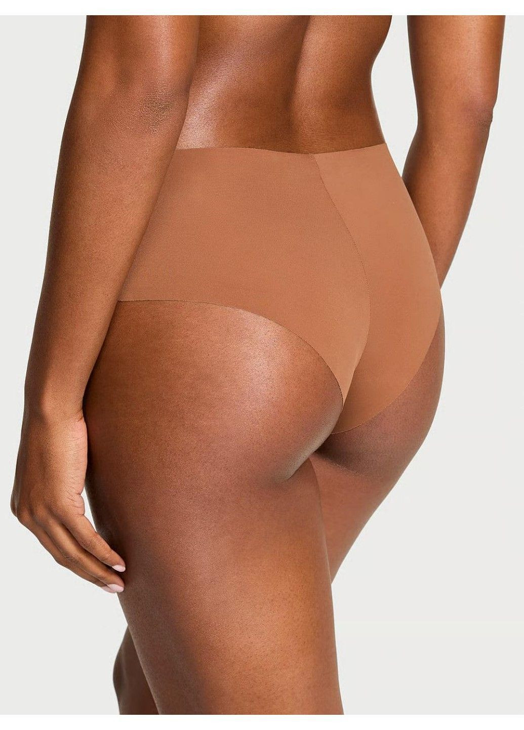 Трусики-чики жіночі безшовні No-Show Cheeky Panty коричневі Victoria's Secret (362461114)