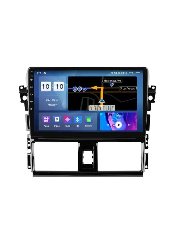 Штатная магнитола серии M700S под Toyota Vios 2013-2016, Yaris 2013-2016 10 дюймов Mekede (346505515)