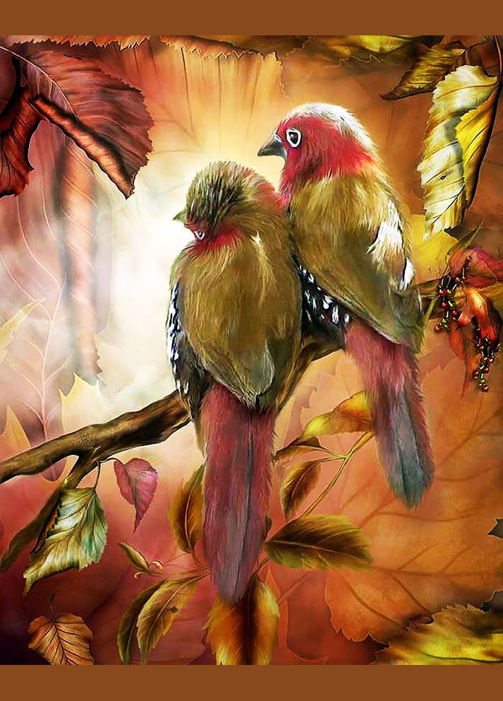 Набор алмазной вышивки "Пара птиц Любовь" Чарівний діамант (301278831)