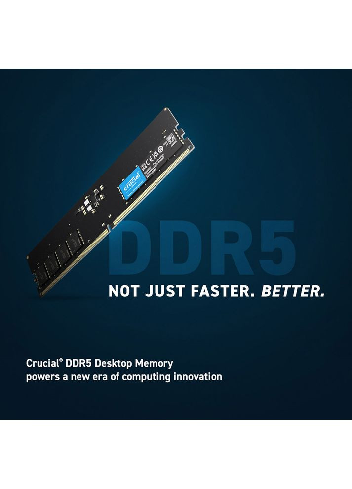 Модуль памяти DDR5 16GB 4800MHz (CT16G48C40U5) Micron (331012509)