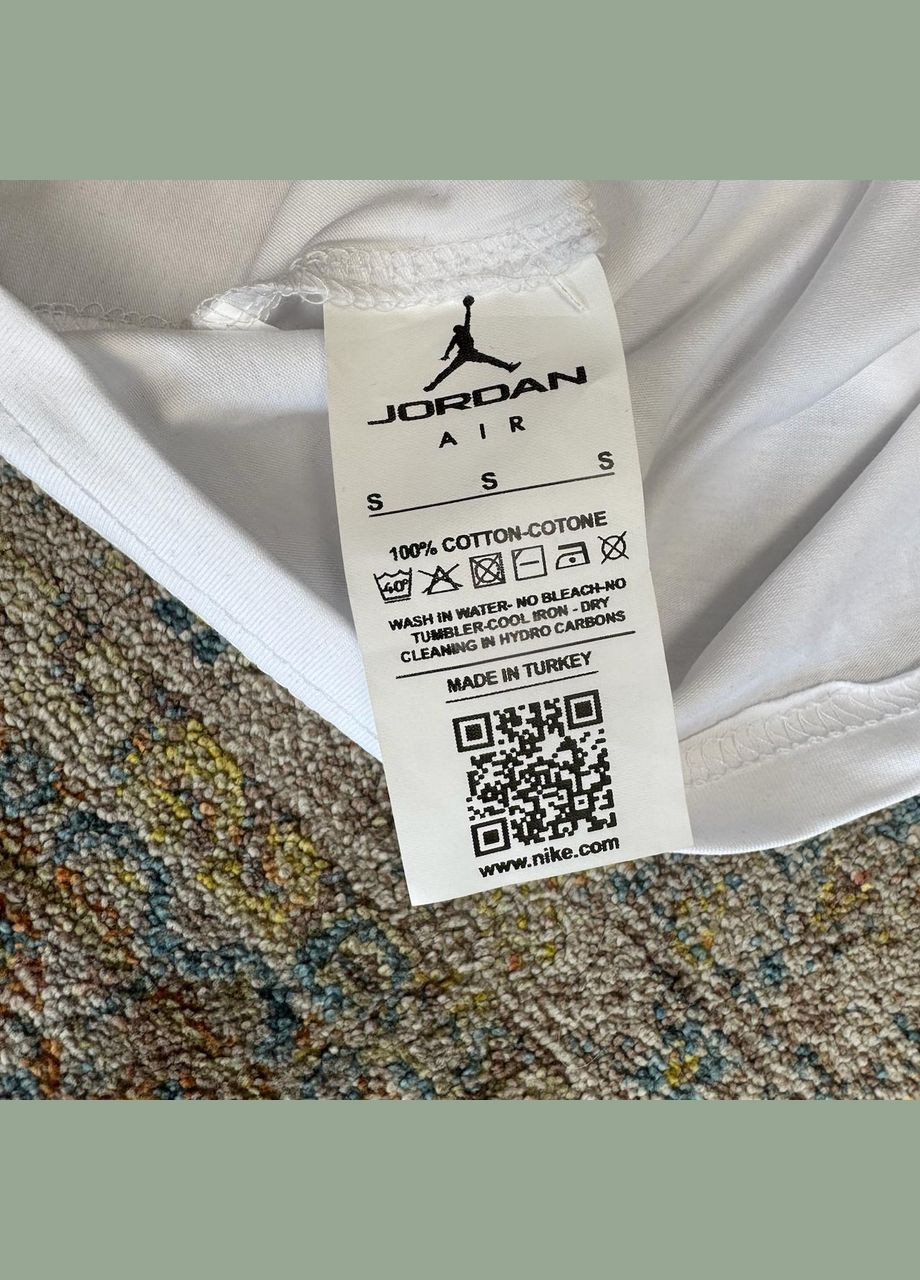 Білий костюм jordan шорти та футболка,дтф друк No Brand