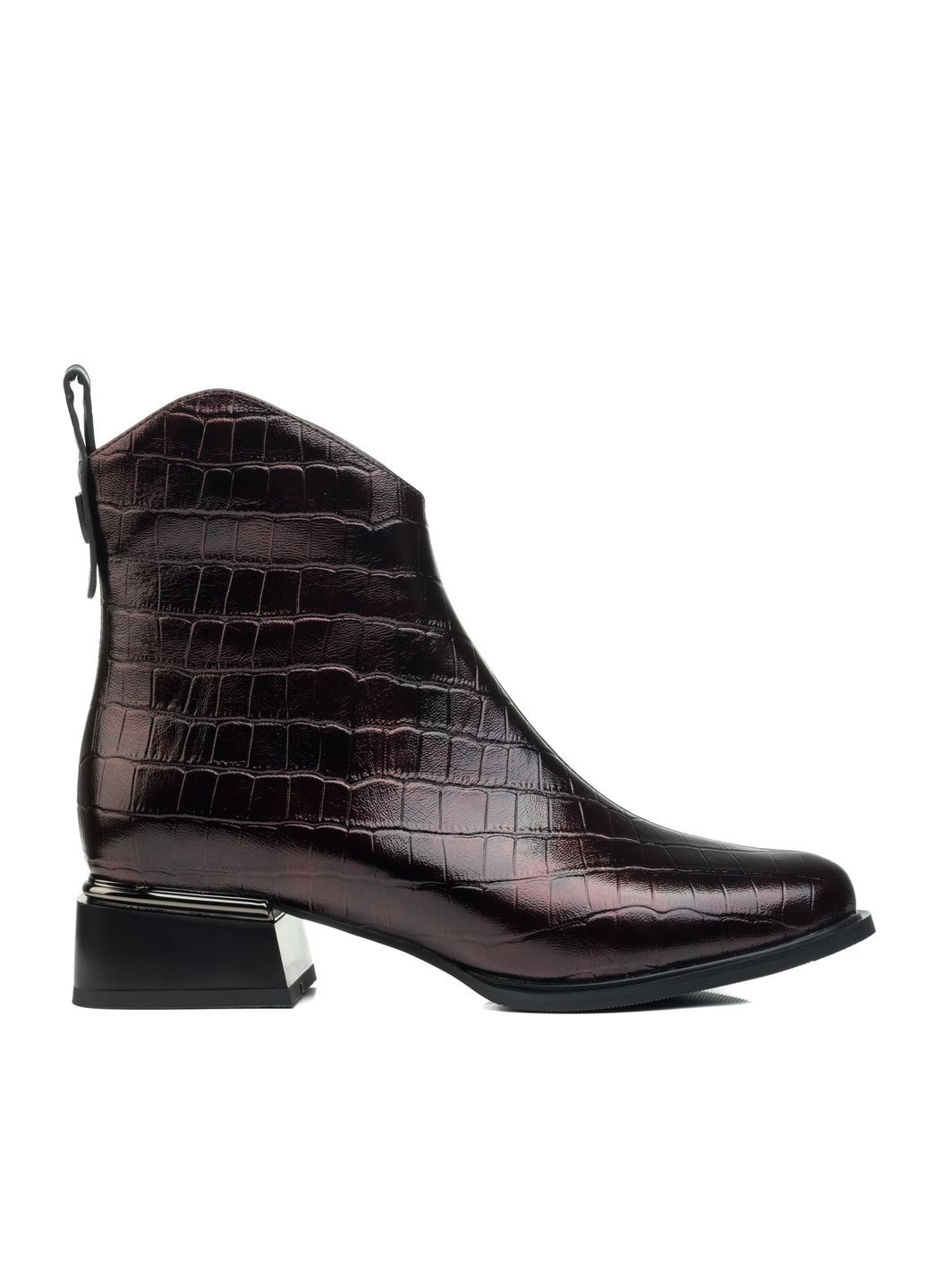 Бордовые ботильоны (1699ба) Velly