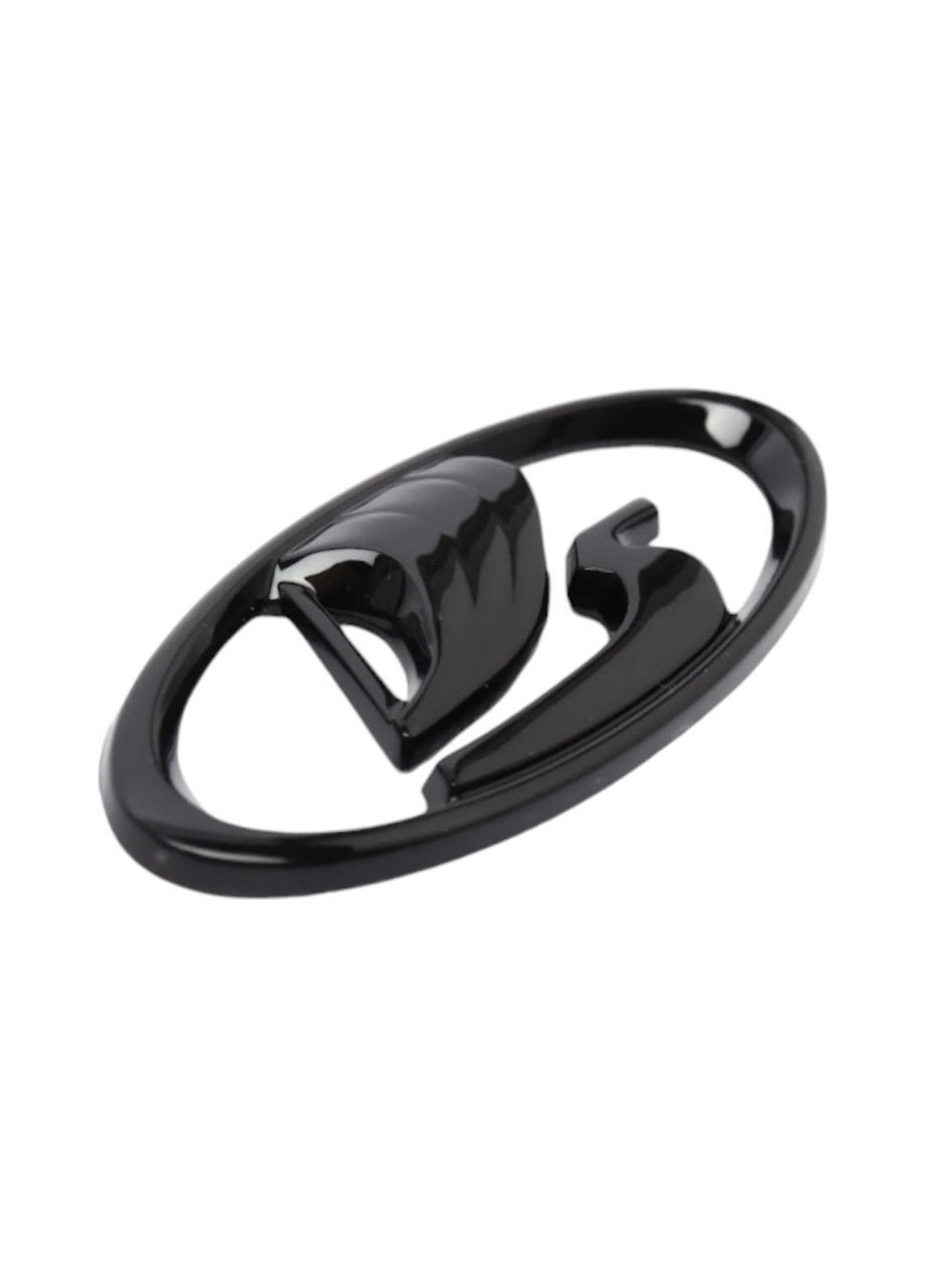 Емблема керма ВАЗ чорна 60х25 мм (на скотчі) LADA (369610005)