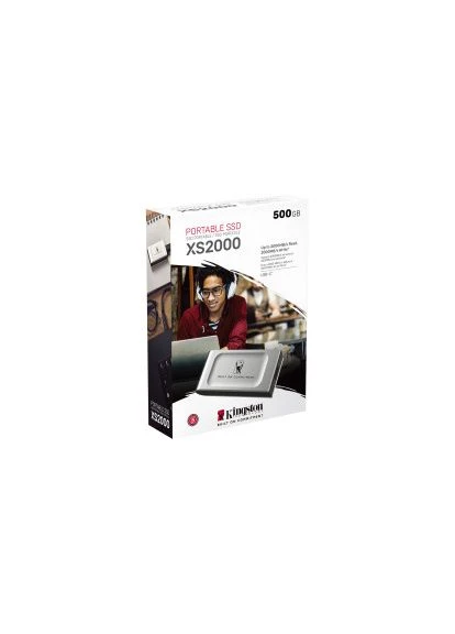 Накопитель SSD USB Type-C 500GB XS2000 (SXS2000/500GA) Kingston (396867644)