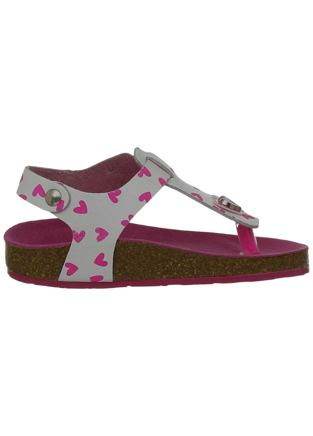 Белые босоножки сандалии для девочки 132981 белый с розовым Agatha Ruiz de la Prada