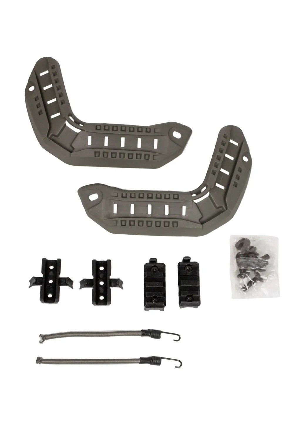 Рельсовое крепление на шлем каску FAST Планка Черный GOPRO (331640161)