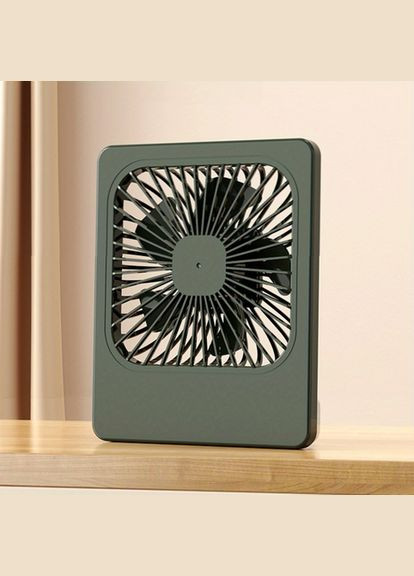 Портативний настільний міні вентилятор від USB YLG-C07 зелений No Brand (338254523)